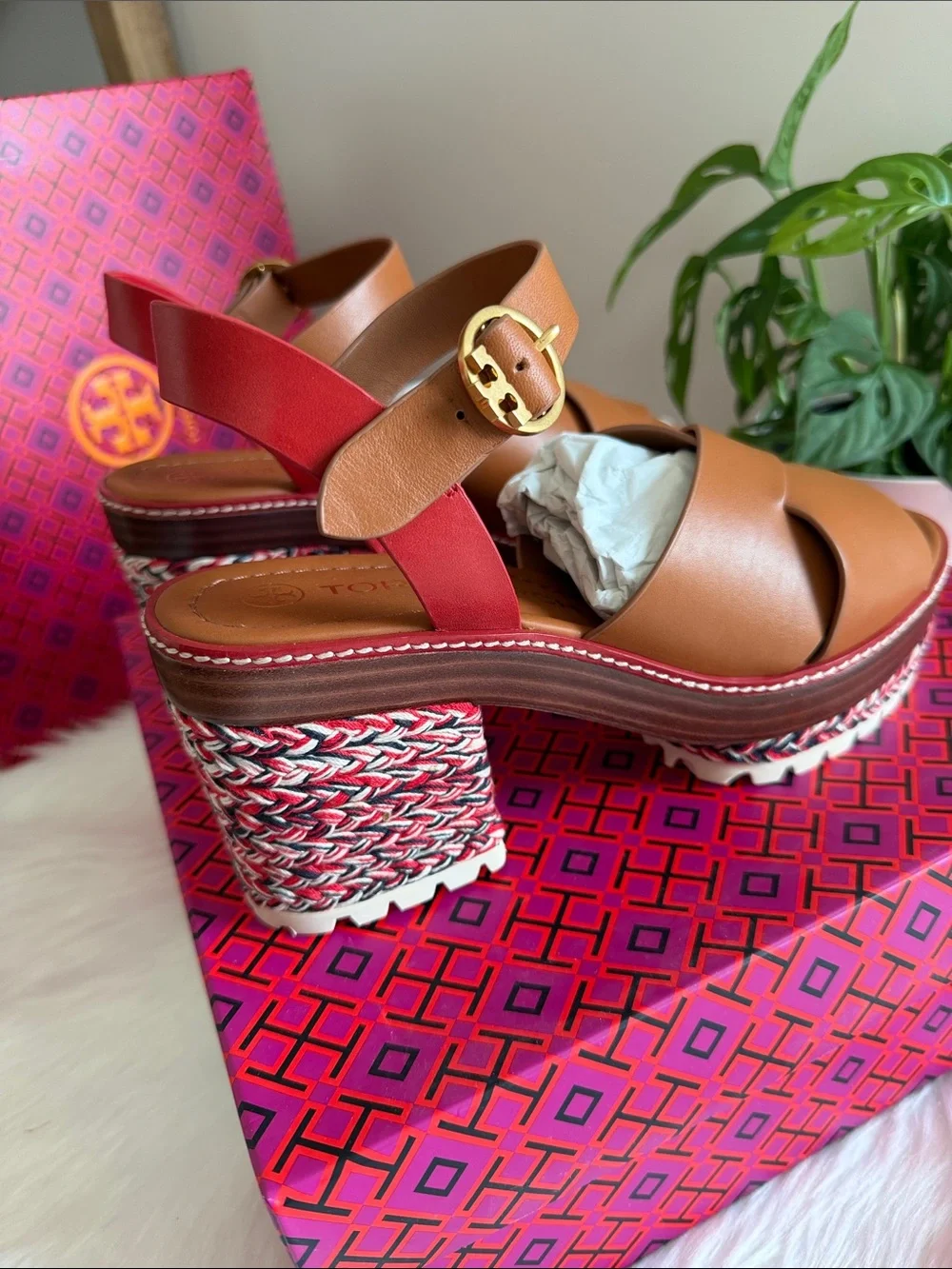 Tory burch miranda 80 mm espadrille sandal